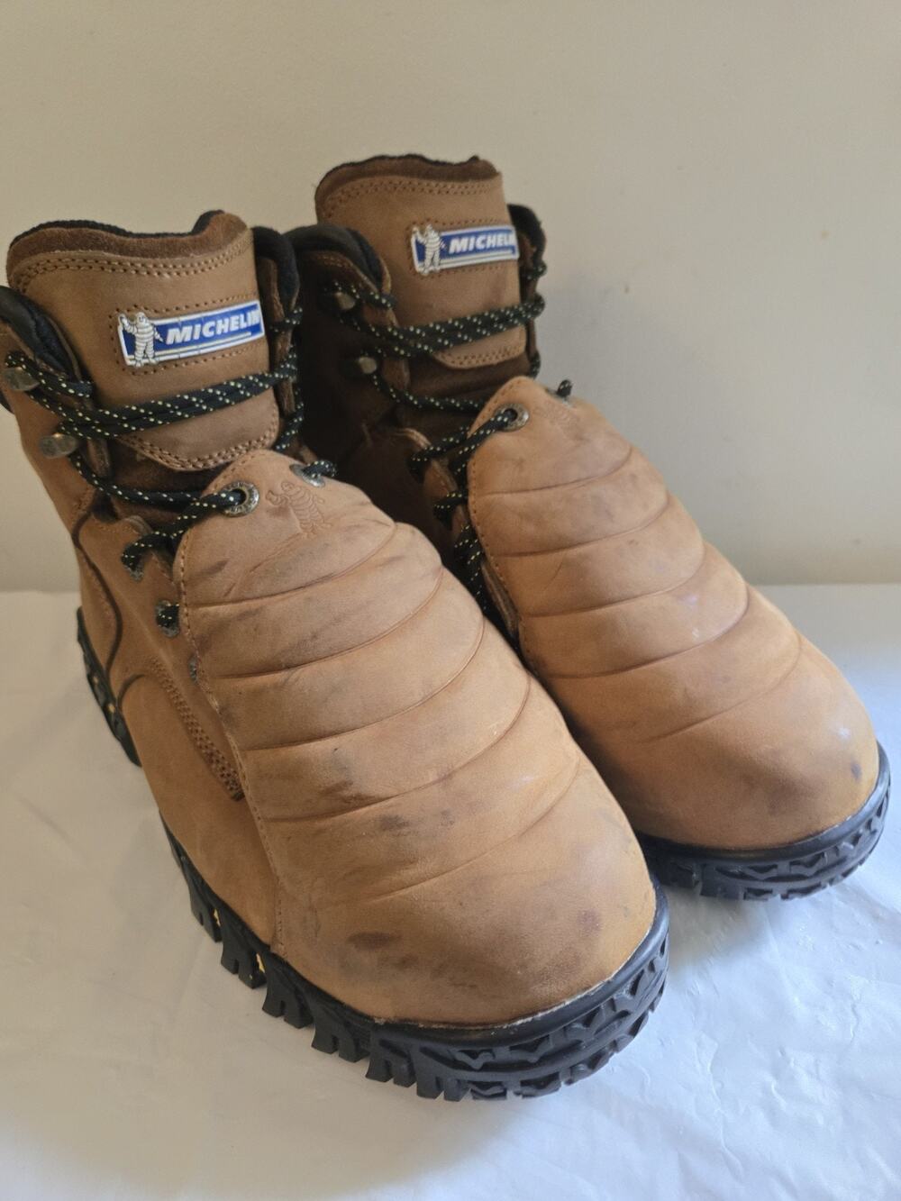 MICHELIN SLEDGE STEEL TOE METATARSAL WORK BOOTS Size 12 Men’s BARELY WORN
